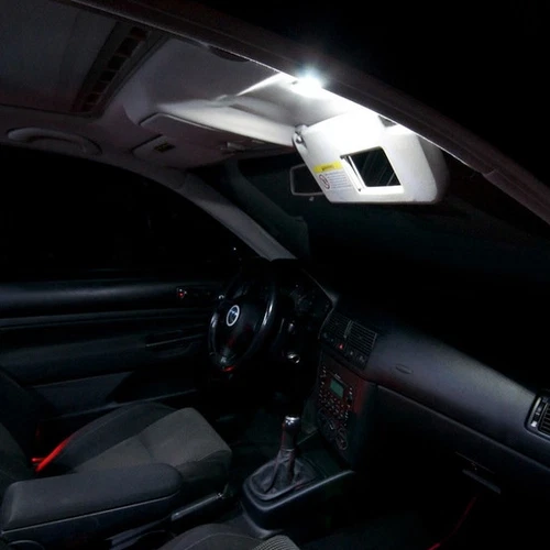 2 LED Bulbs White Light Courtesy Mirror for Volkswagen Golf 4 5 6 7