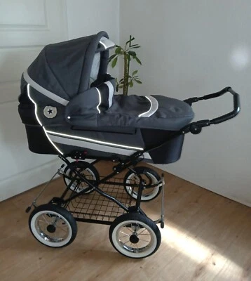 Dänischer Kinderwagen Trille Dream  XL Babywanne Retro vom Fachhändler Versand! - Bild 1 von 4
