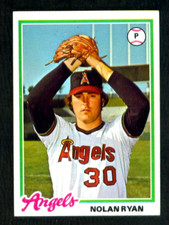 1978  TOPPS  #400   NOLAN  RYAN    ANGELs    * MISCUT *   NEAR  MINT  OR  BETTER