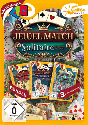 Jewel Match Solitaire Box Sunrise Games PC Spiel Kartenspiele Neu & OVP