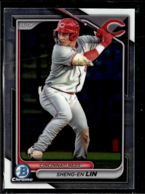 2024 Bowman Draft Chrome Sheng-en Lin Cincinnati Reds #BDC-147 5 Card Lot