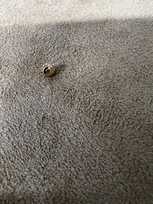 Omega Corona Krone wasserdicht laminiert gold 4,9x2,4mm