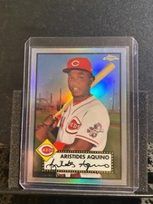 Aristides Aquino  2021 Topps Chrome Platinum - Refractor - Reds- #162