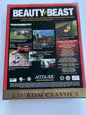 Test Drive (PC CD-ROM, 1998) EA Classics Big Box Game, Brand New