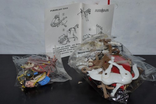 80'S PYROPLAST AIRGAM BOYS ROMAN SERIES SOLDIERS GREEK BEN HUR CHARIOT MIB - Picture 7 of 8