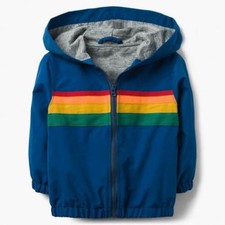 NWT Gymboree Boys Stripe Windbreaker Jacket Hooded Toddler many sizes