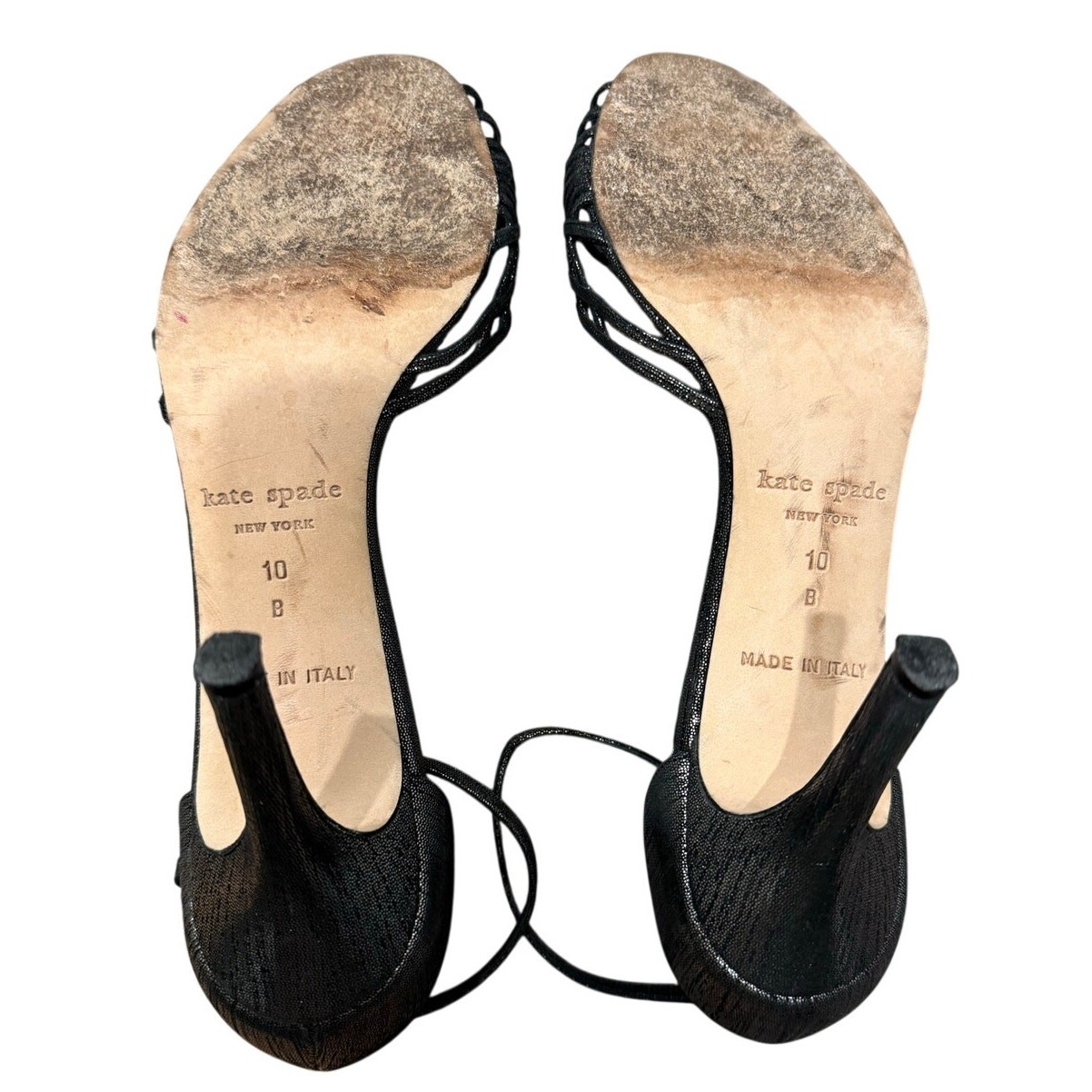 Kate Spade NY Strappy Heels Made in Italy Evening Sandals Stiletto – Size 10B thumbnail 2