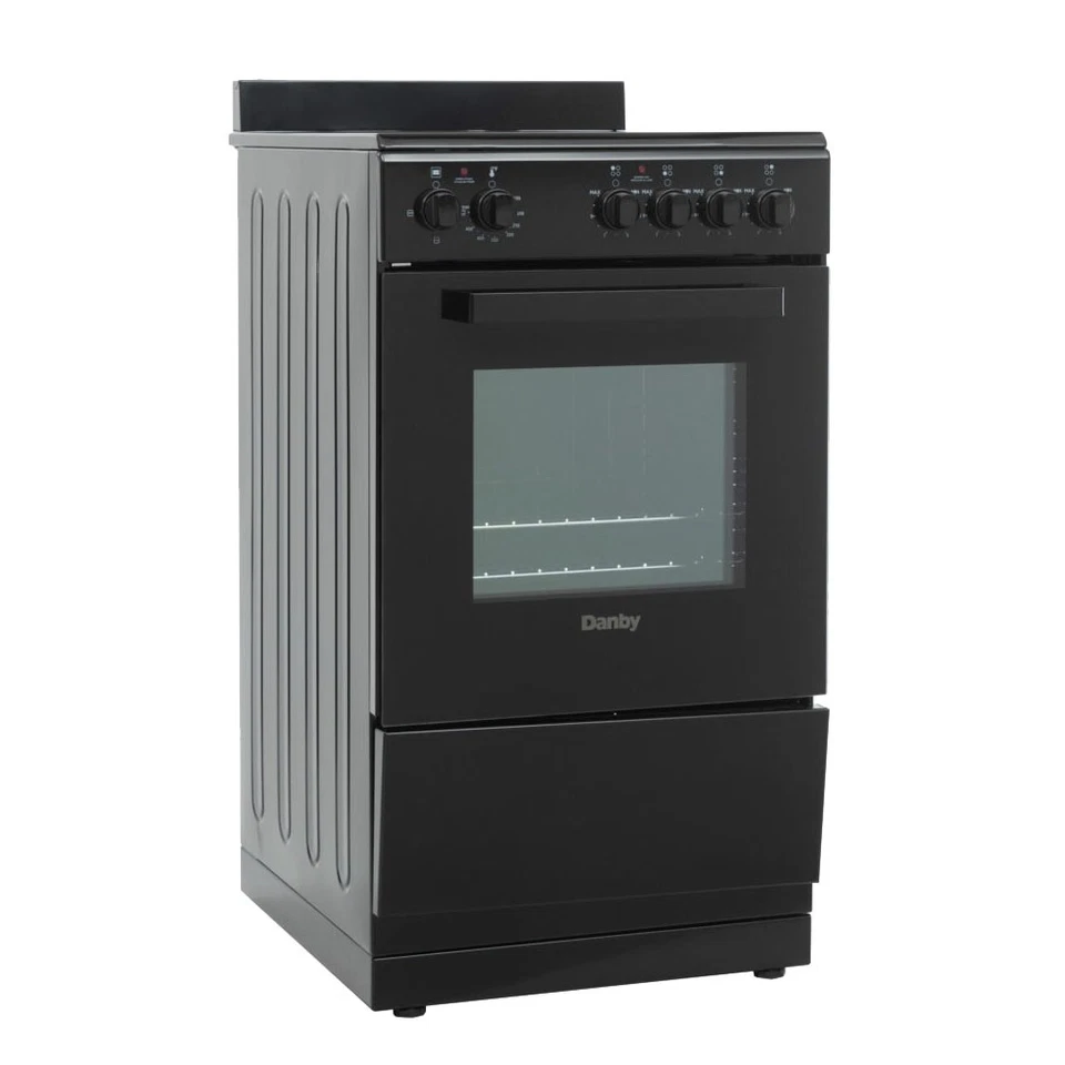 Danby DER20V1B 20" Amplia Gama Eléctrica Independiente - Negro Foto 2 de 4