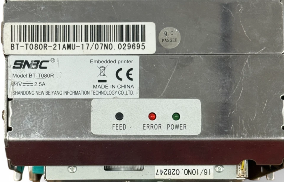 SNBC Kiosk Printer - BT-T080R-21 , USB, AC Adapter 80mm Wide Thermal Printer - Image 4 of 4