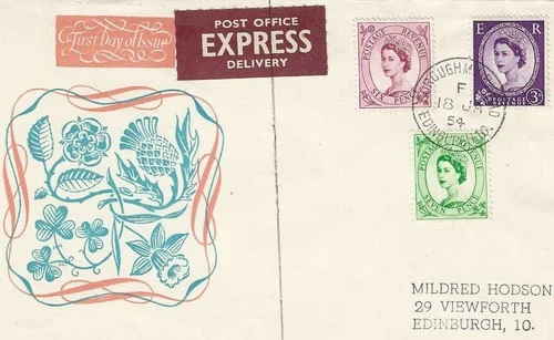 1954 (18 January) Definatives On Very Fine Mildred Hodson FDC Cat £100