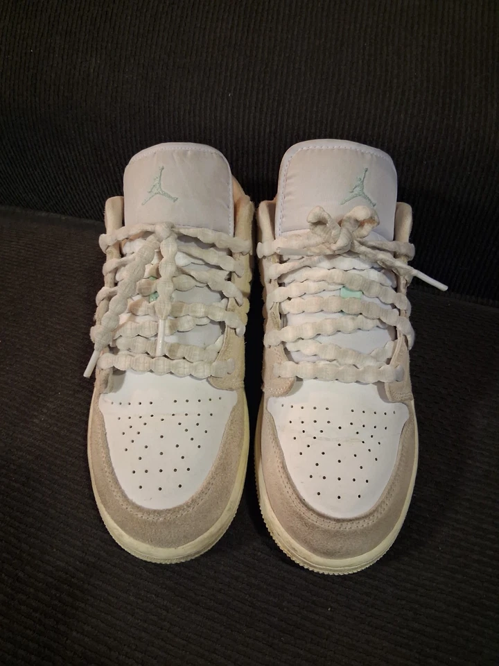 Nike Air Jordan 1 Low SE Zapatos Niños 6.5Y W 8 Guava Hielo Jade Blanco Hielo DZ5356-800 Foto 2 de 4