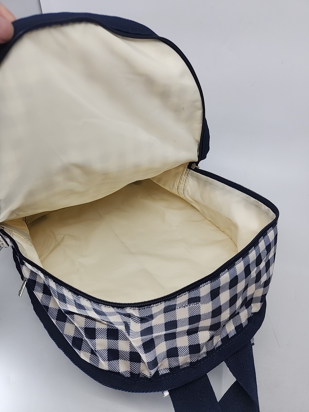 LeSportsac Basic Backpack (Gingham Dive. Small Ch… - image 9