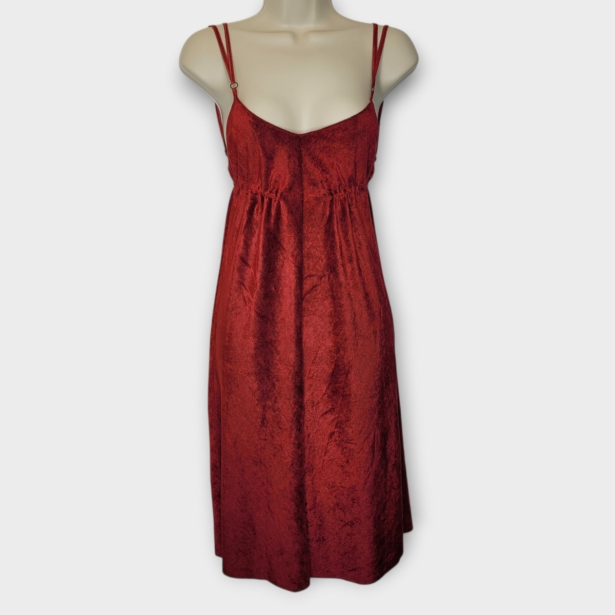 fitted lace wedding dress Women's Gothic Lace-up Floral Embroidered Velvet Slip Dress Red – Punk  Design main image 0