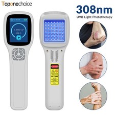 308nm UVB Lamp Blue Light Therapy Device Skin Treatment 49 Diodes for Home Use