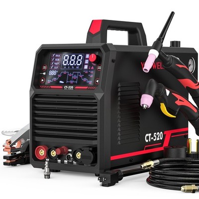 5-in-1 TIG Welder & Plasma Cutter, 200A TIG/Stick, 50A CUT, Dual Voltage