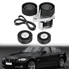 Belt Tensioner Assembly For BMW 135i 335i is xi Idler Pulley Drive Belt Kit USA