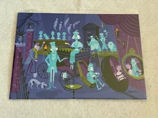 Shag Haunted Mansion 31 Ghosts Postcard 5x7 Disney Parks Shop Disney Right Side