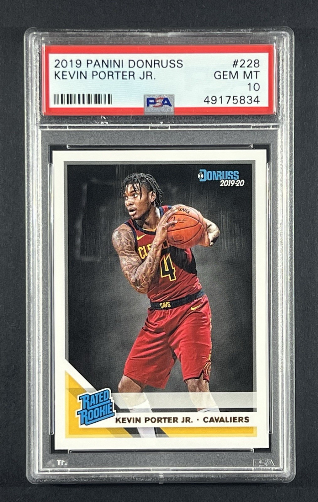 2019-20 Panini Donruss - Kevin Porter Jr. #228 - Rated Rookie - PSA 10 Gem Mint