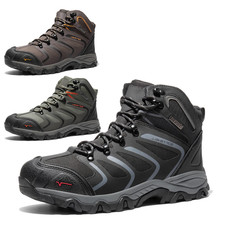 Men's Ankle High Waterproof Hiking Boots Outdoor Lightweight Shoes US Size 8-13