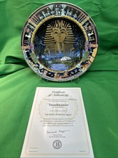 Zierteller mit Motiv The Bradford Exchange Limited Edition „Tutankhamun“