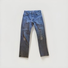 Rare 70's Levi's 509 Student Fit Straight Leg Jeans. Orange Tab. 32x31