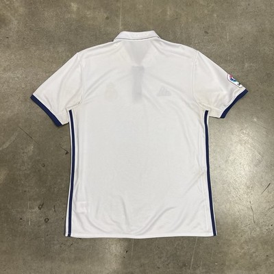 adidas Real Madrid ホワイトポロシャツ adidas レアルマドリード 25/26 TERRACE ICON ポロシャツ 長袖