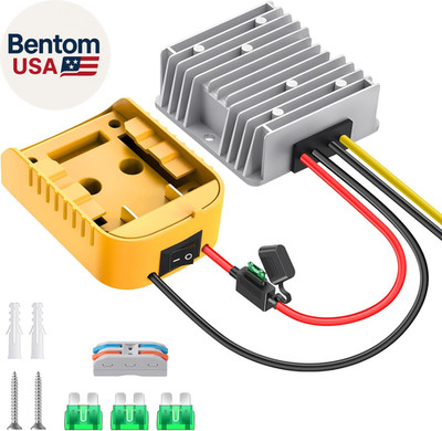 20V to 12V Step down Converter for Dewalt 20V Battery, DC Voltage Reducer Transf
