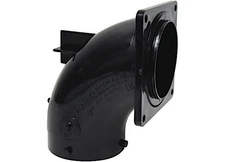 Valterra T1035 90° Elbow RV Sewer Waste Fitting 3" Spigot x 3" Rotating Flange