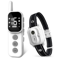 Dog Training Collar with Remote Control, 3300FT and 4 Training Modes Beep,Vib...