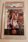 LEBRON JAMES 2004 Upper Deck Rookie Rivals Gold Signature Card #13 RC PSA 8