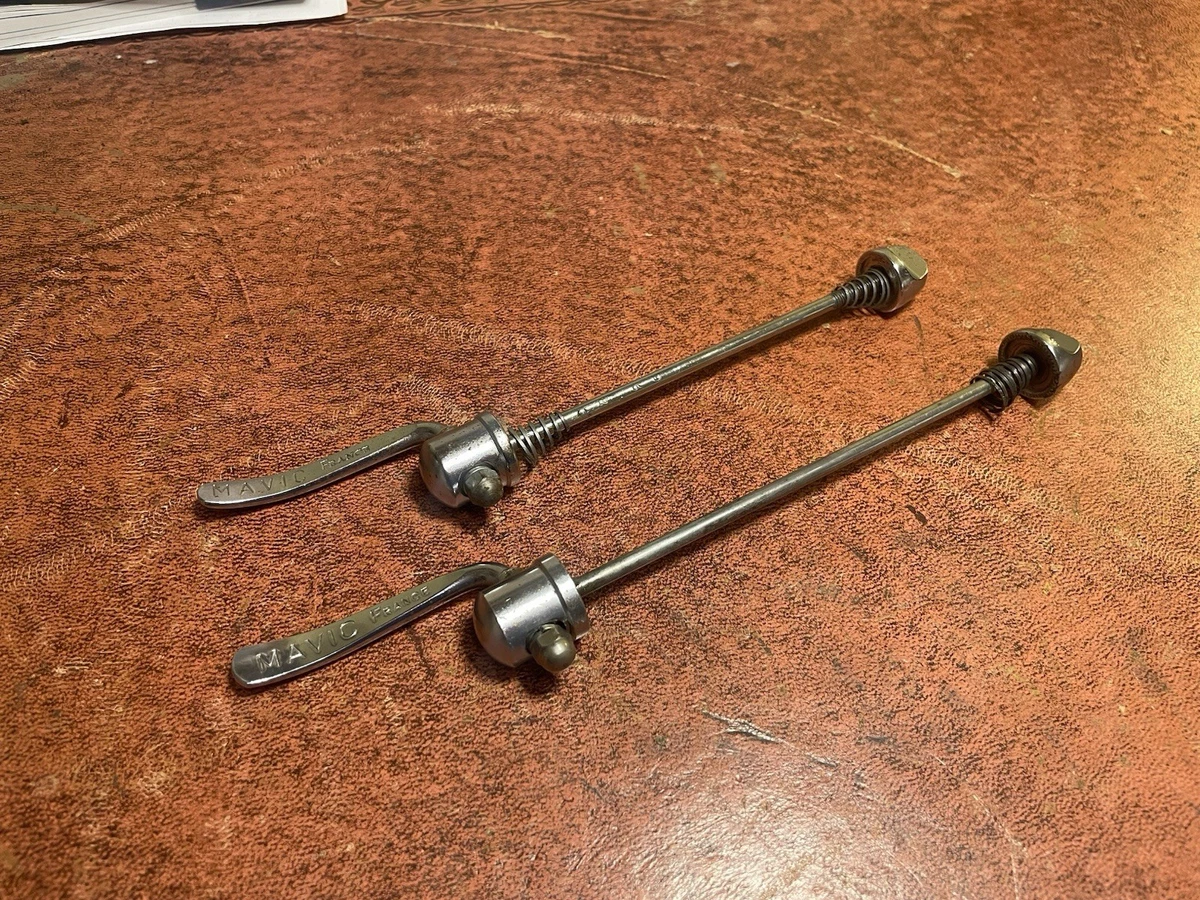 MAVIC Quick Release Skewers Vintage Good condition Bike skewers 1970'S/80'S