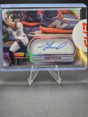 2025 Topps Tribute - Tribute to Cleats Autographs Jose Altuve #TTC-JA /99 Astros