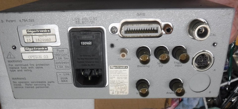 GIGA-TRONICS 8541 LOT OF 2 ONE WITH DIM DISPLAY FREE SHIPPING | eBay