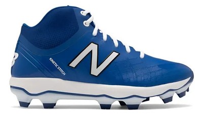 New Balance 4040v5 Mid Metal Cleats Blue White 2E Wide M4040TB5 Men 11.5 12.5 15