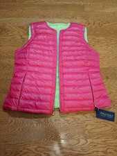 Polo Golf Ralph Lauren 80% Daunen 20 Federn wendbar Damen Large Grand Prix
