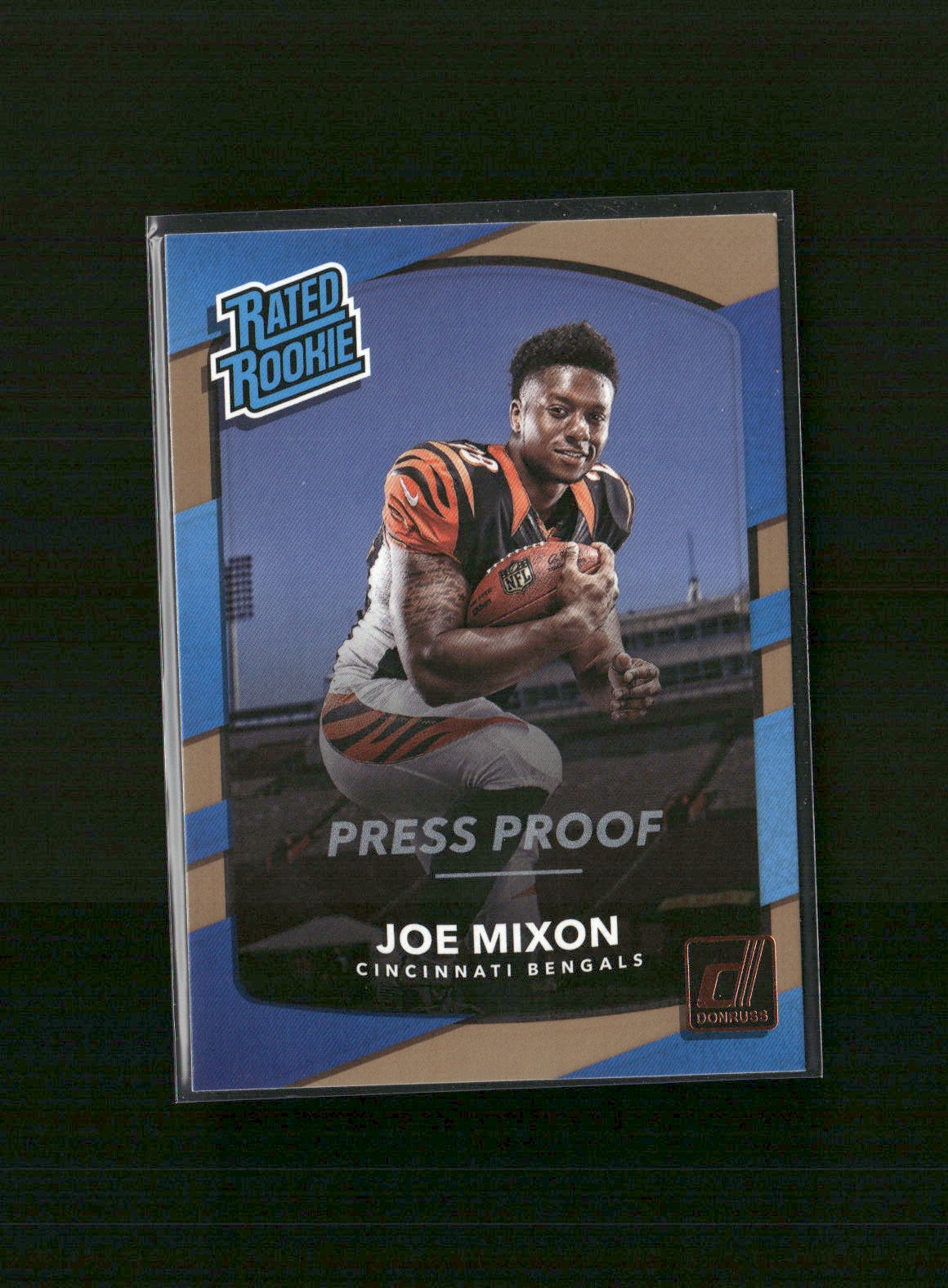 2017 Donruss #335 Joe Mixon Press Proof Bronze