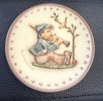 M.J Hummel 3 inch Singing Lesson Little Boy #1163 Hum 979 Goebel Germany 1998