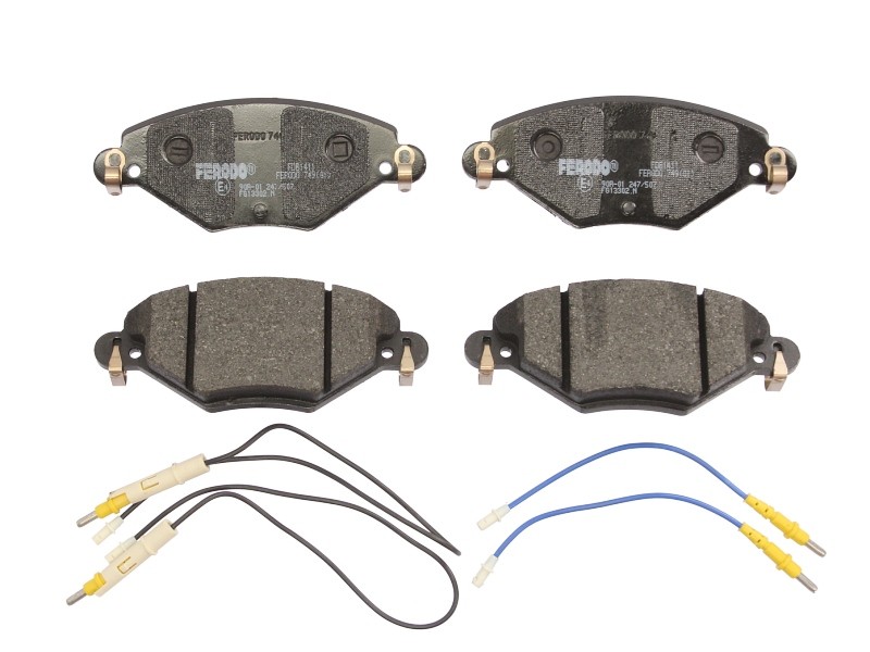 Für FERODO FDB1411 Brake Pad Set, disc brake FDB1411 Brake pads set front , fit - Bild 4