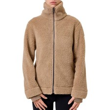 Equestrian Stockholm Sand L Jacke Damen Teddy Fleece Jacket Sand Kollektion