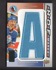 2023-24 SP Game Used Hockey Card HOF Marks #HOFM-GA Glenn Anderson 05/35