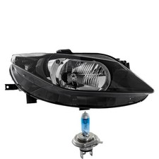 Scheinwerfer rechts Schwarz inkl. Premium Lampen für Seat Ibiza IV 6J5 6P1
