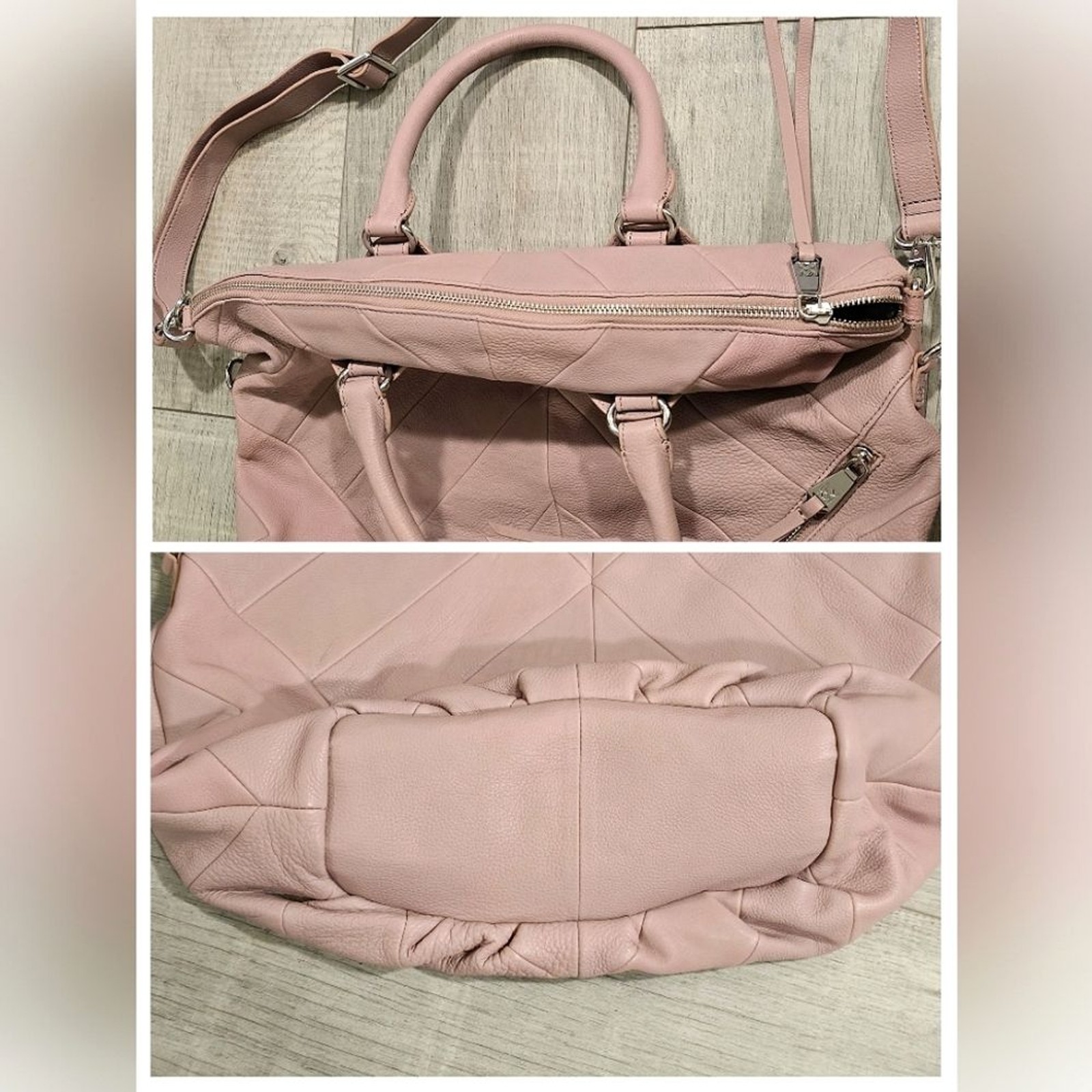 Christopher Kon Patchwork Leather Shoulder Bag To… - image 4