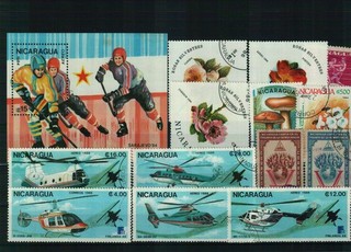 Nicaragua Briefmarken 1 Steckkarte