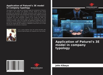 John Kibaya | Application of Paturel's 3E model in company typology | Buch