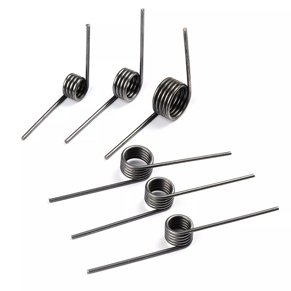 Paquet De 10 Ressorts De Torsion - Diamètre Fil 0.3mm, Diamètre Externe 2-5mm, Sens Droit
