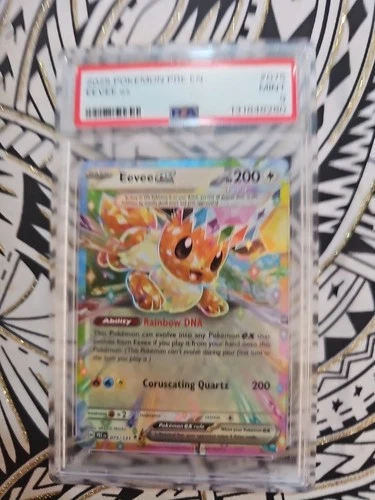 Eevee Ex Tera 75/131 2025 Pokémon Prismatic Evolutions Pre-EN PSA 9 MINT (280)