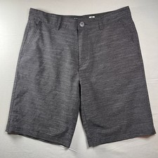 Op Men  s OPFLEX 4-way Stretch Size 32 Black Shorts Poly/Cotton/Spandex Blend
