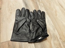 MILITARY BLACK LEATHER DRESS GLOVES SIZE 9 NEW