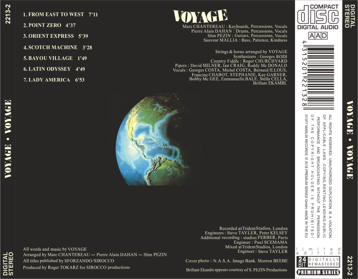 Voyage - From East To West Lady America New Import 24Bit