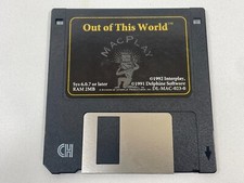 Vintage 1992 Out of this World 3.5" Floppy Disk ONLY Game Software MacPlay MAC